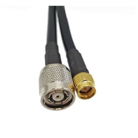 Cable LMR240 RP-TNC (Male) to SMA (Male) - 4 m