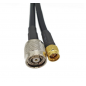 Cable LMR240 RP-TNC (Male) to SMA (Male) - 4 m