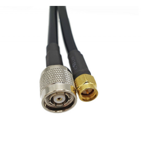 Cable LMR240 RP-TNC (Male) to SMA (Male) - 2 m