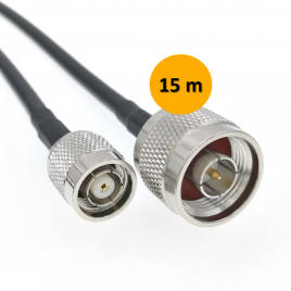 Antenna Cable TNC-R (Male) / N-Type (Male) - 15 m