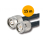 Antenna cable TNC (Male) / TNC-R (Male) - 15m