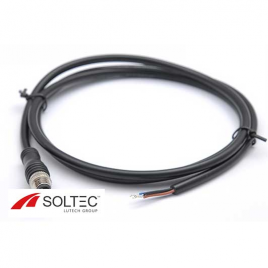 SOLTEC Power cord M12-A Coded 5 PIN (female), open ends