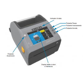 Zebra Stampante Desktop - ZD6A142-30ELR2EZ